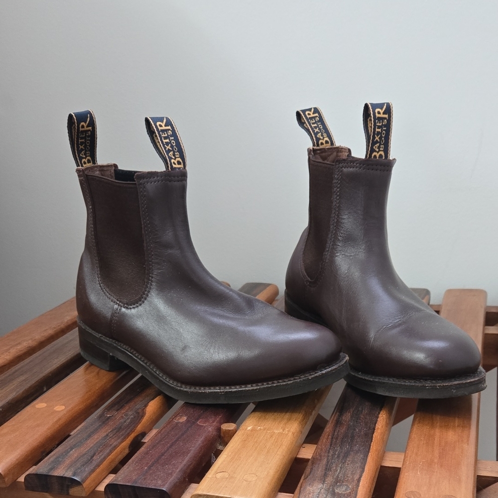 Baxter Rider Leather Pull-on Boots